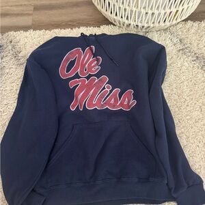 Navy Blue Ole Miss Women's Sweatshirt